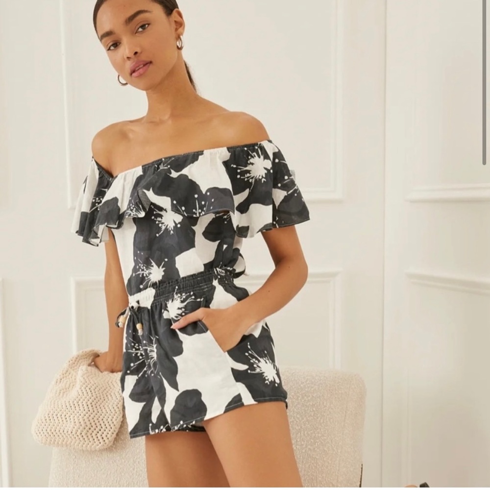 Something Navy Shorts Set (top and bottom included)
